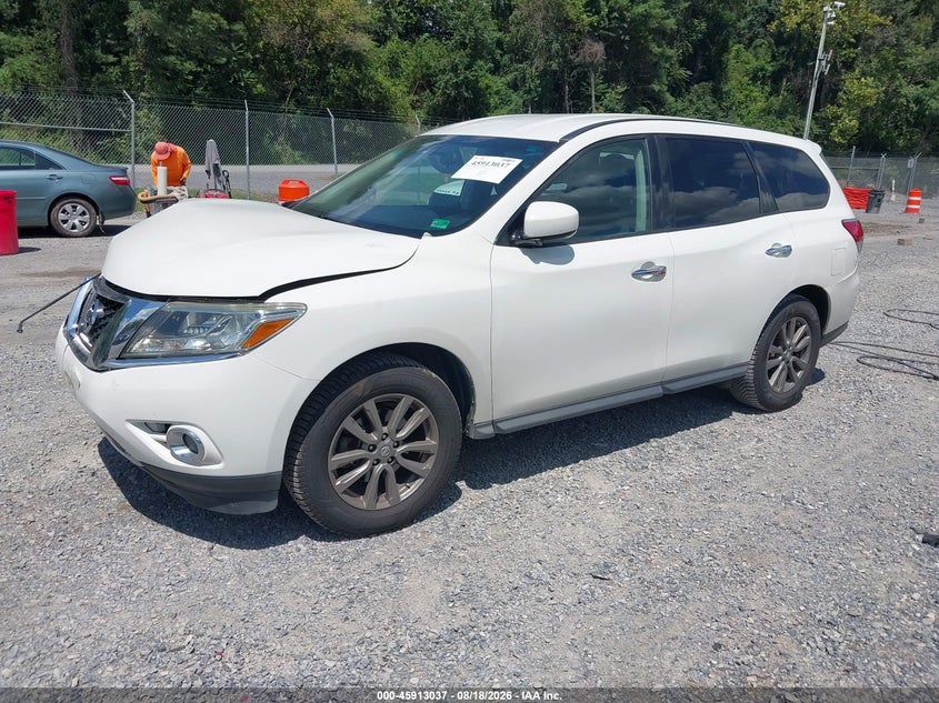 2014 Nissan Pathfinder, Front End, IAAI, VIN 5N1AR2MM1EC697375 — photo 2