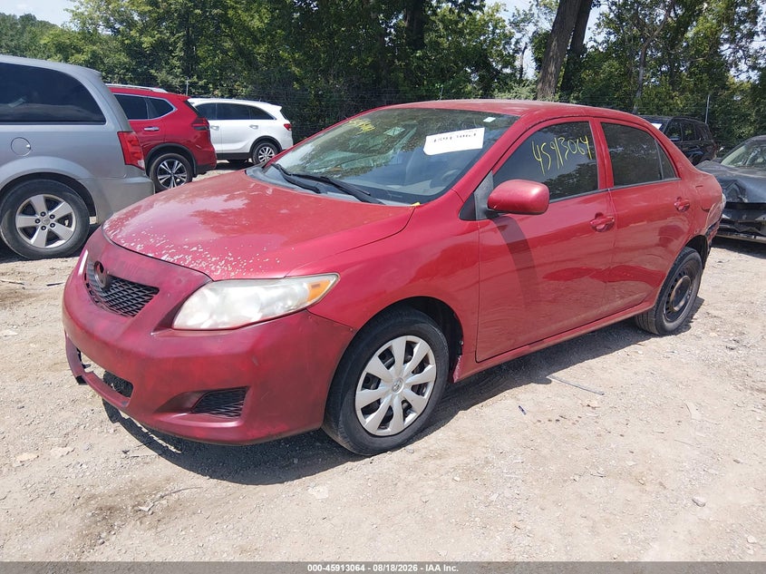 2010 Toyota Corolla, Rear, IAAI, VIN 1NXBU4EE3AZ266806 — photo 2
