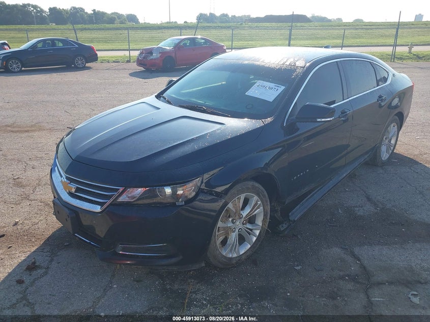 2015 Chevrolet Impala, Left Side, IAAI, VIN 2G1125S30F9216649 — photo 2