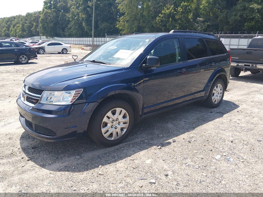 2018 Dodge Journey, Правый бок, IAAI, VIN 3C4PDCAB4JT242895 — фото 2