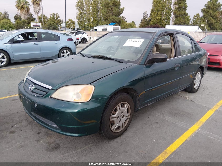 2001 HONDA CIVIC SEDAN 1.7L I-4 115HP
