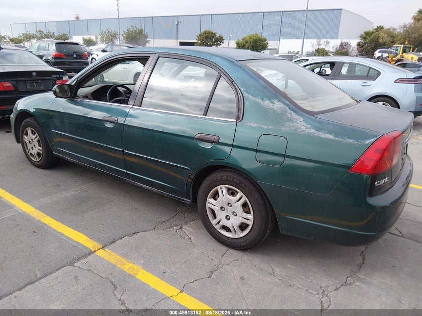 2001 HONDA CIVIC SEDAN 1.7L I-4 115HP