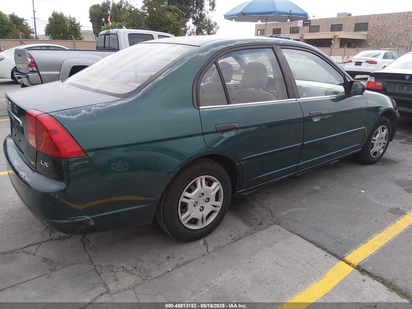 2001 HONDA CIVIC SEDAN 1.7L I-4 115HP