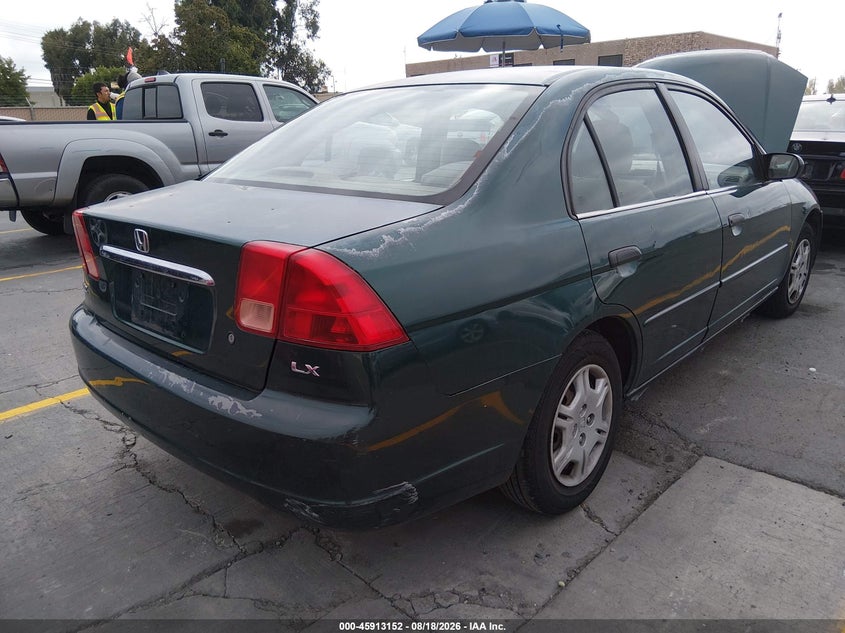 2001 HONDA CIVIC SEDAN 1.7L I-4 115HP