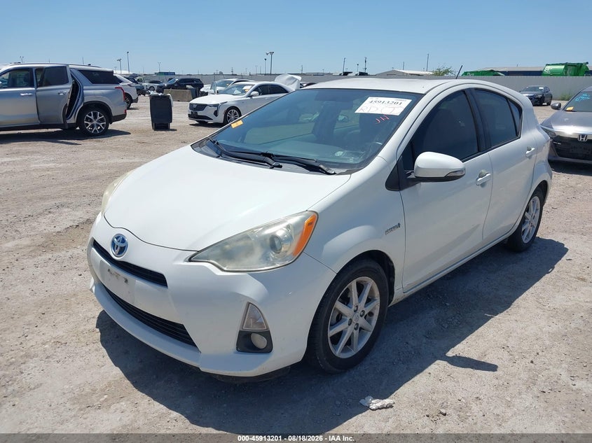 2013 Toyota Prius c, Звичайний знос, IAAI, VIN JTDKDTB36D1056739 — фото 2