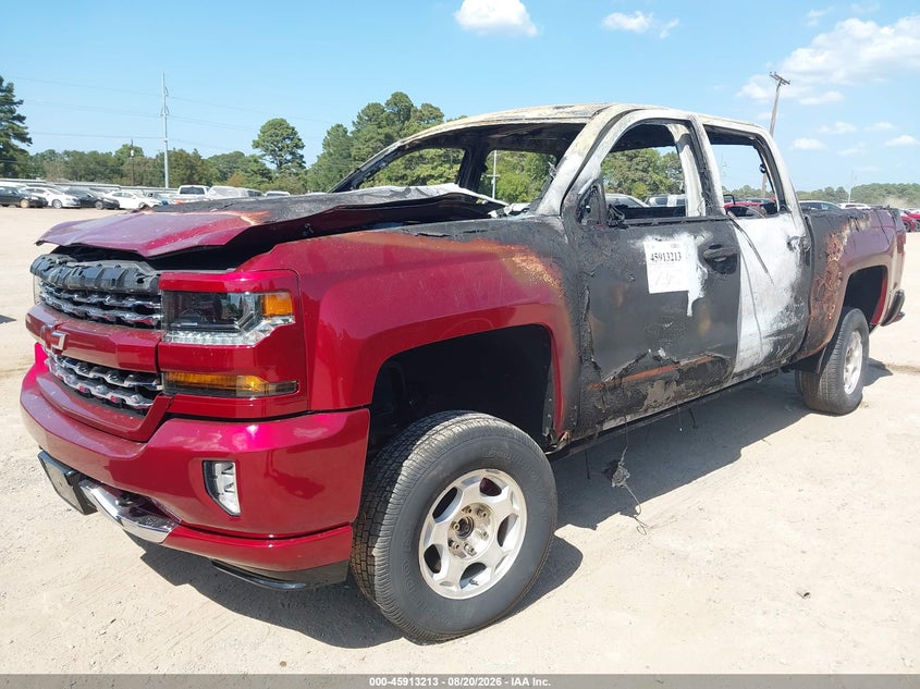 2016 Chevrolet Silverado, Total Burn, IAAI, VIN 3GCUKREC4GG199501 — photo 2