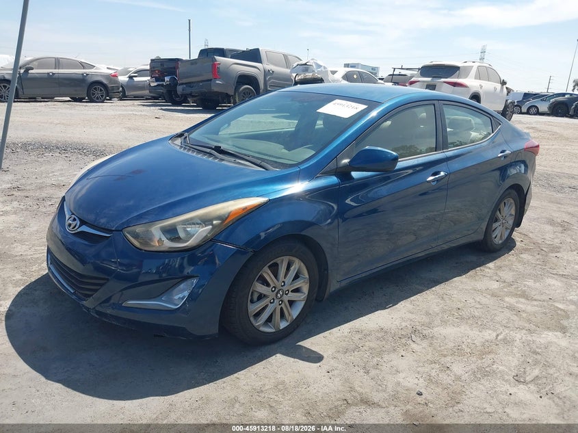 2014 HYUNDAI ELANTRA auction photo 2