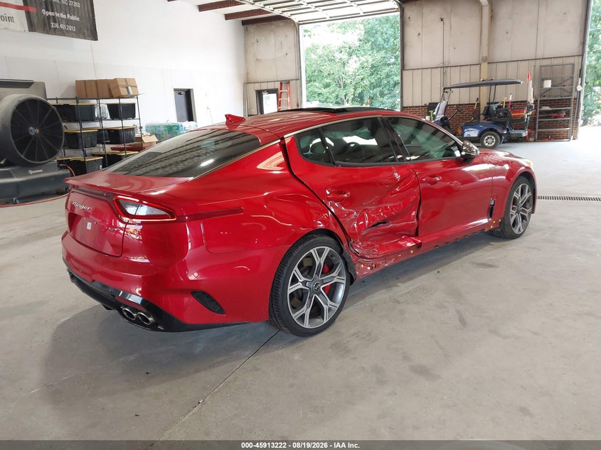 2020 KIA STINGER auction photo 4
