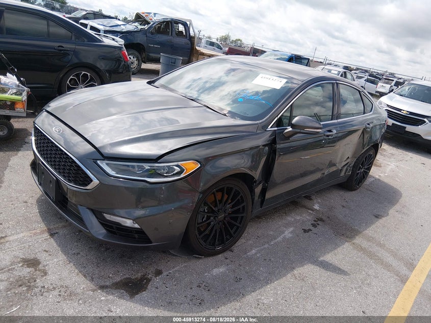 2017 Ford Fusion, Левый бок, IAAI, VIN 3FA6P0VP5HR153471 — фото 2