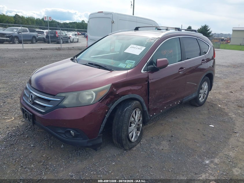 2012 Honda CR-V, Left Side, IAAI, VIN 5J6RM4H71CL059334 — photo 2