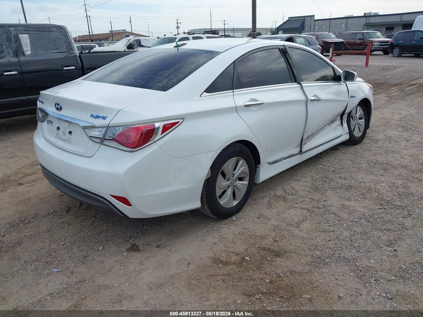 2014 HYUNDAI SONATA HYBRID auction photo 4