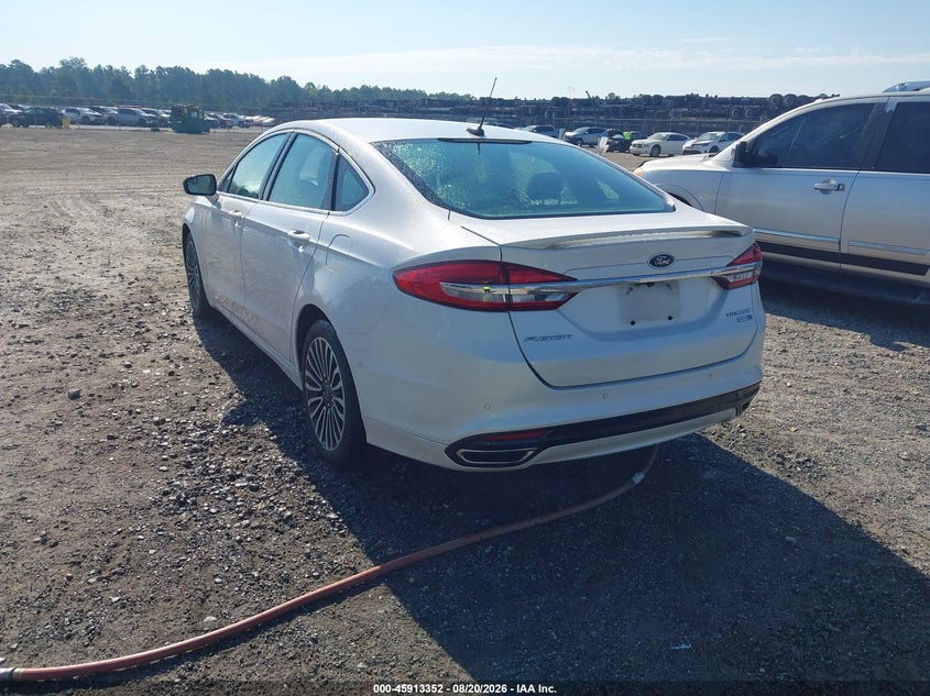 Vin: 3fa6p0d95jr143452, lot: 46412420, ford fusion titanium 20183