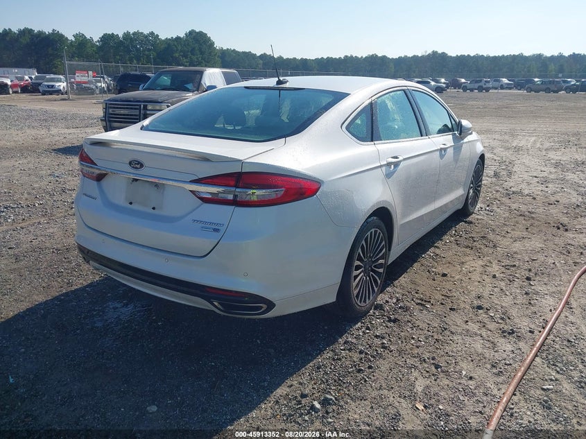 Vin: 3fa6p0d95jr143452, lot: 46412420, ford fusion titanium 20184