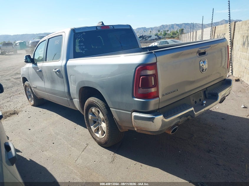 Vin: 1c6rrejt7rn220343, lot: 46412422, ram 1500 laramie  4x2 5'7 box 20243