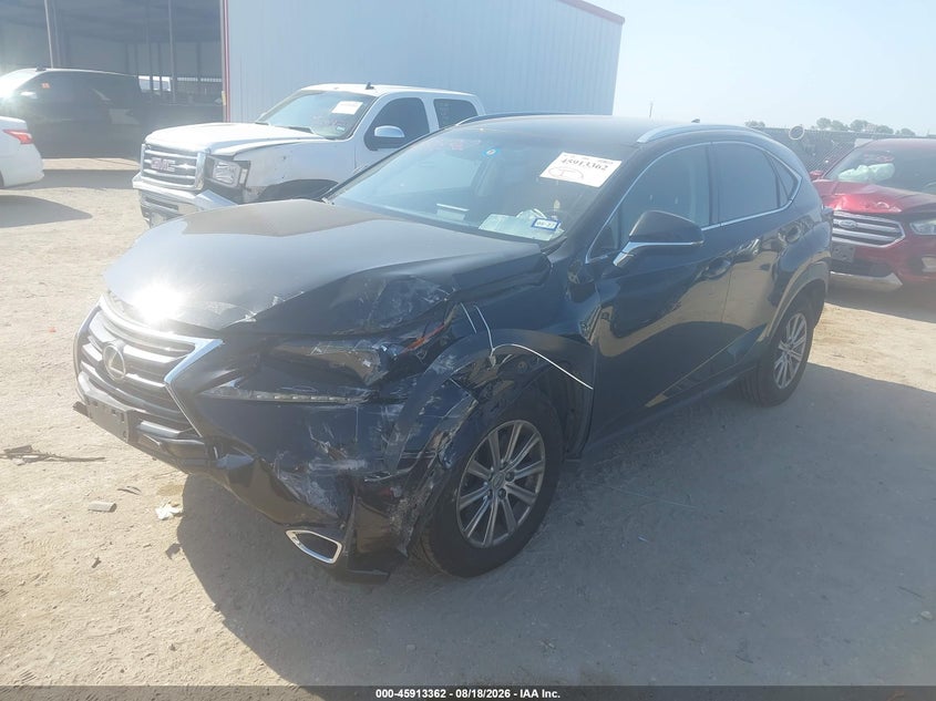 2016 Lexus NX, Left Front, IAAI, VIN JTJYARBZ5G2042966 — photo 2