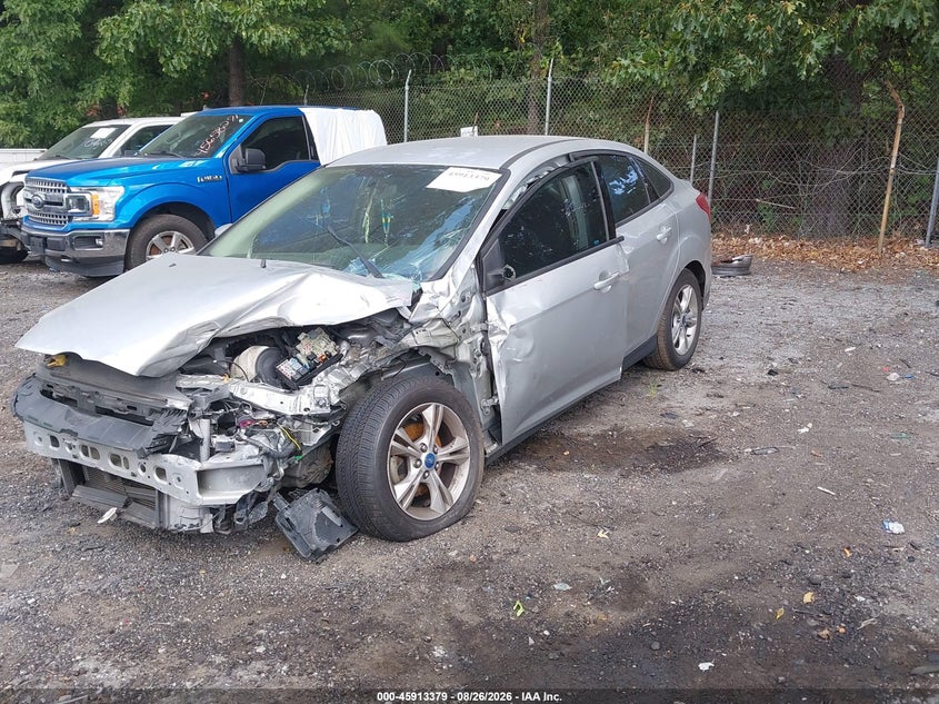 2014 Ford Focus, Frame, IAAI, VIN 1FADP3F22EL153630 — photo 2