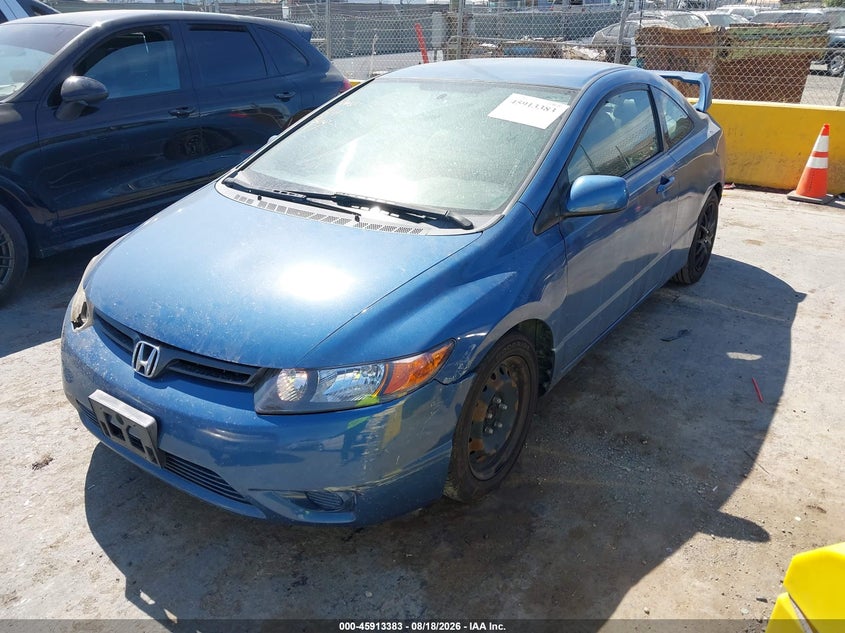 2008 Honda Civic, Звичайний знос, IAAI, VIN 2HGFG12698H576045 — фото 2