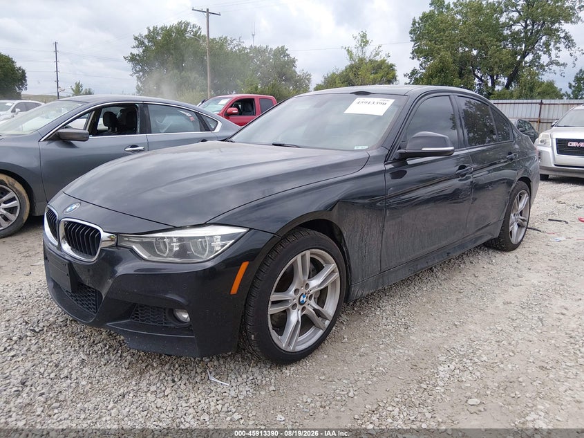 2018 BMW 3er, Левый бок, IAAI, VIN WBA8D9C54JA013300 — фото 2