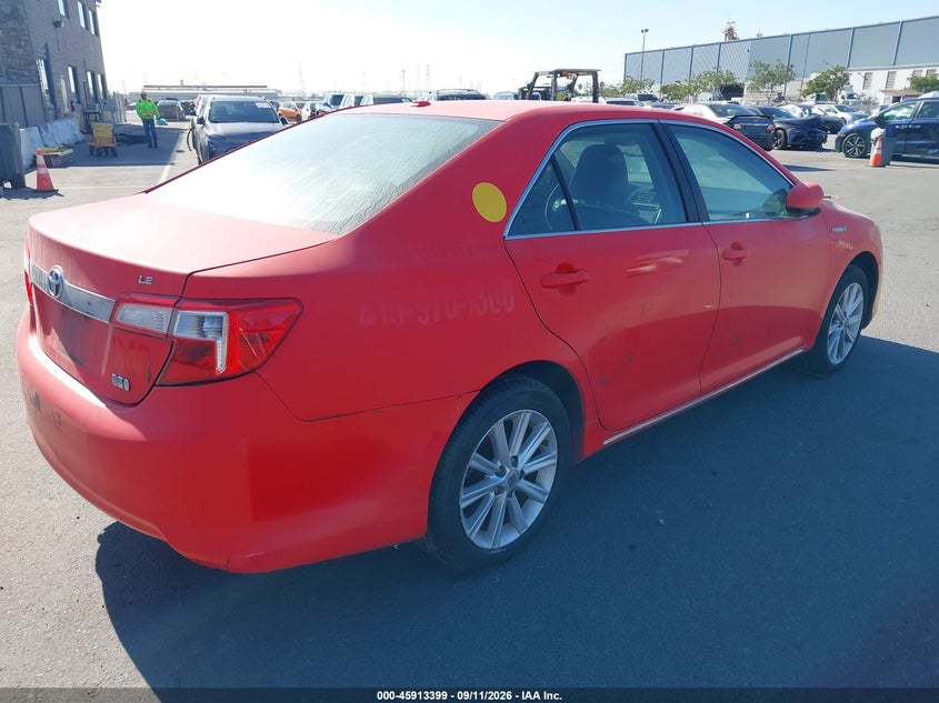 2013 TOYOTA CAMRY HYBRID auction photo 4