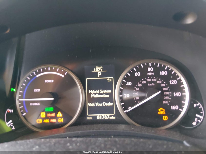 2015 LEXUS NX 300H auction photo 7