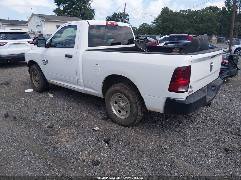 Vin: 3c6jr6ag0kg702270, lot: 46412492, ram 1500 classic tradesman  4x2 6'4 box 20193