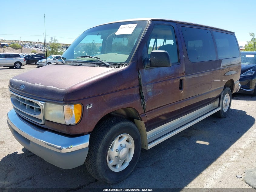2000 Ford Econoline, Обычный износ, IAAI, VIN 1FBNE31LXYHB80008 — фото 2