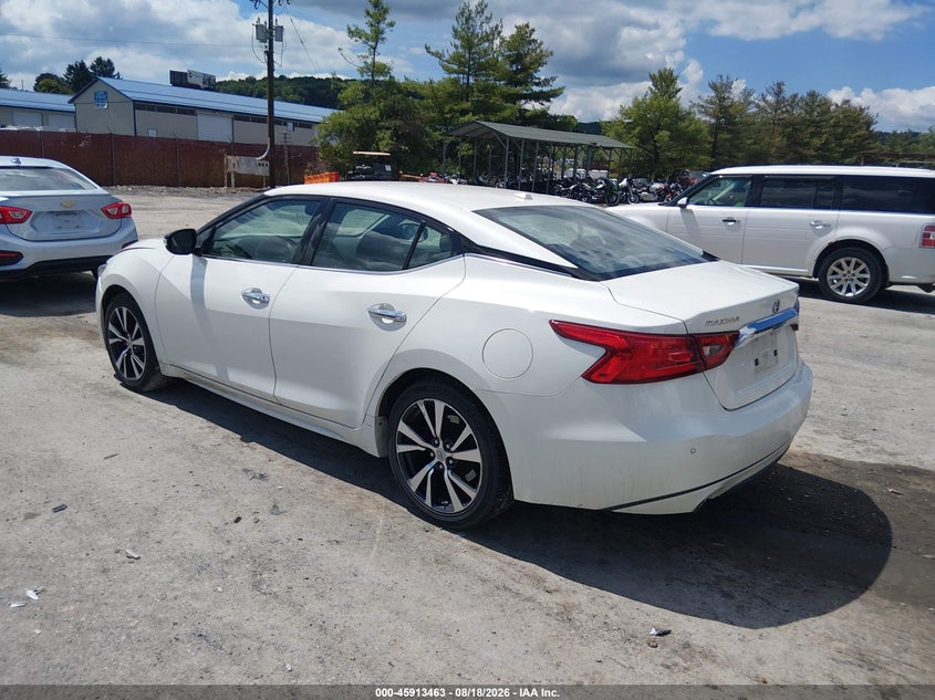 2016 NISSAN MAXIMA SEDAN 3.5L V-6 DOHC, VVT, 300HP