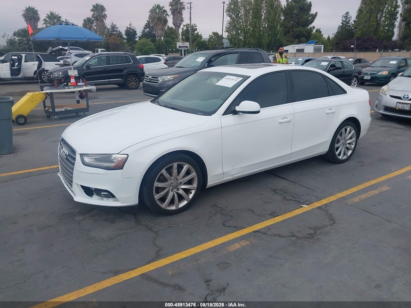 AUDI A4 2013 VIN WAUFFAFL0DA169366