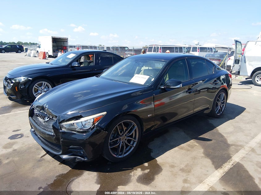 2017 Infiniti Q50, Удар спереди, IAAI, VIN JN1EV7AP0HM737816 — фото 2
