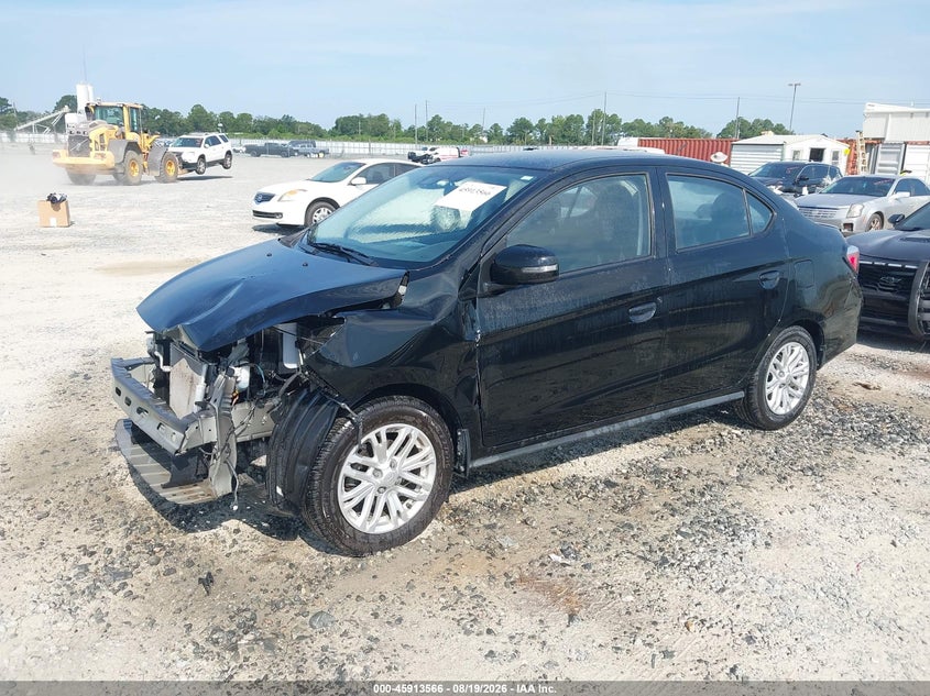 2023 Mitsubishi Mirage, Front End, IAAI, VIN ML32FVFJ3PHF00952 — photo 2