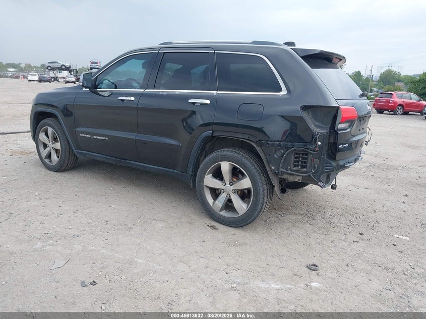 Vin: 1c4rjfbg8ec395987, lot: 46412700, jeep grand cherokee limited 20143