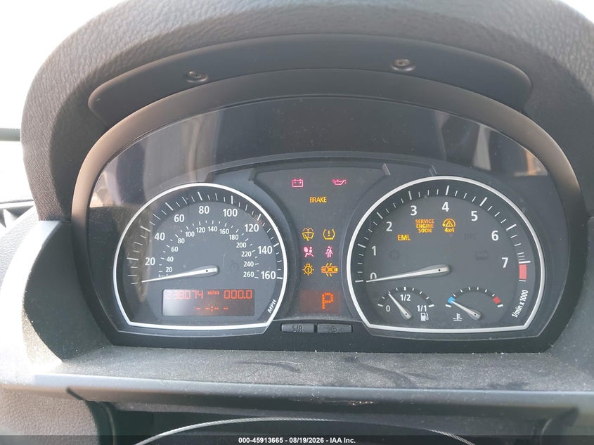 BMW X3 2010 VIN WBXPC9C44AWJ38876