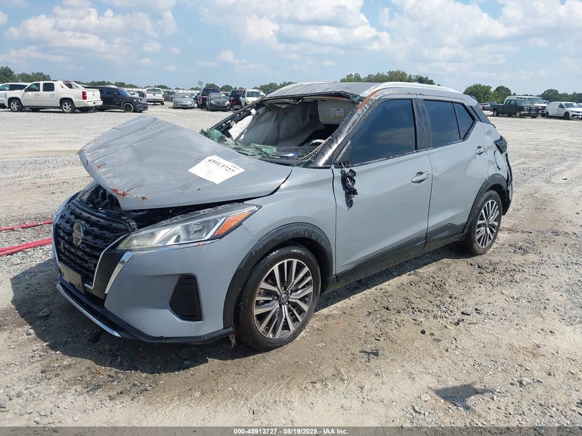 Vin: 3n1cp5cv4ml474686, lot: 46412795, nissan kicks sv xtronic cvt 20212