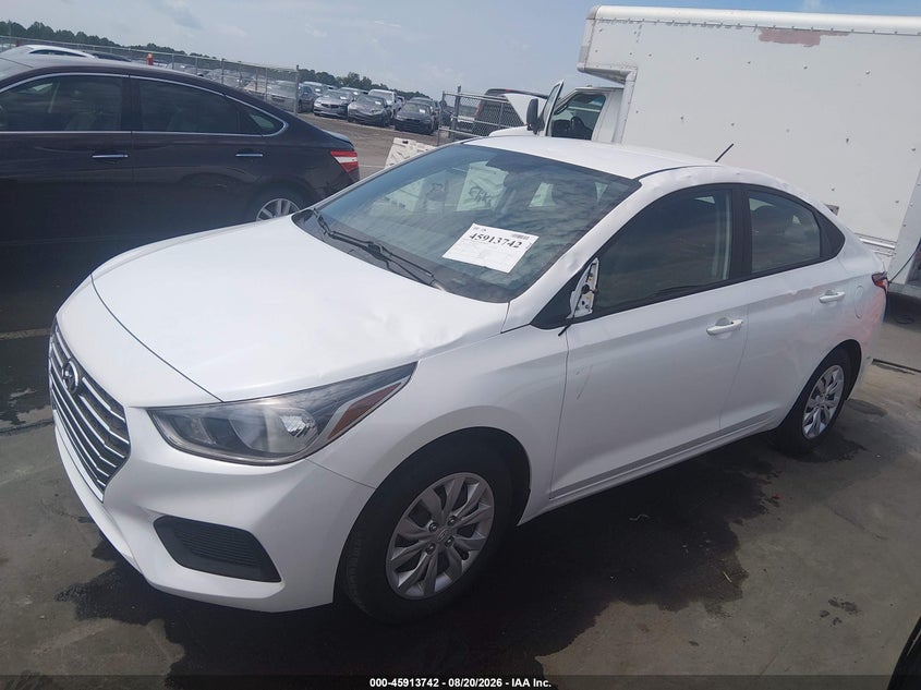 2022 Hyundai Accent, Storm Damage, IAAI, VIN 3KPC24A60NE178944 — photo 2