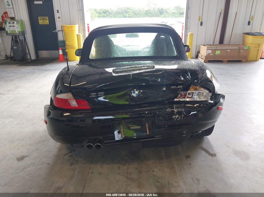 BMW Z3 2000 VIN WBACH3345YLF43778
