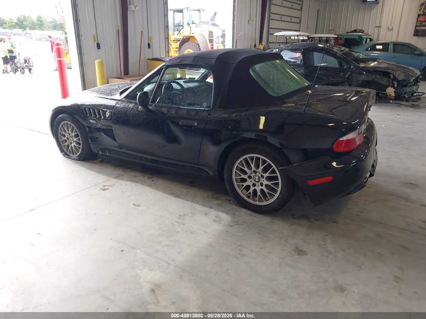 BMW Z3 2000 VIN WBACH3345YLF43778