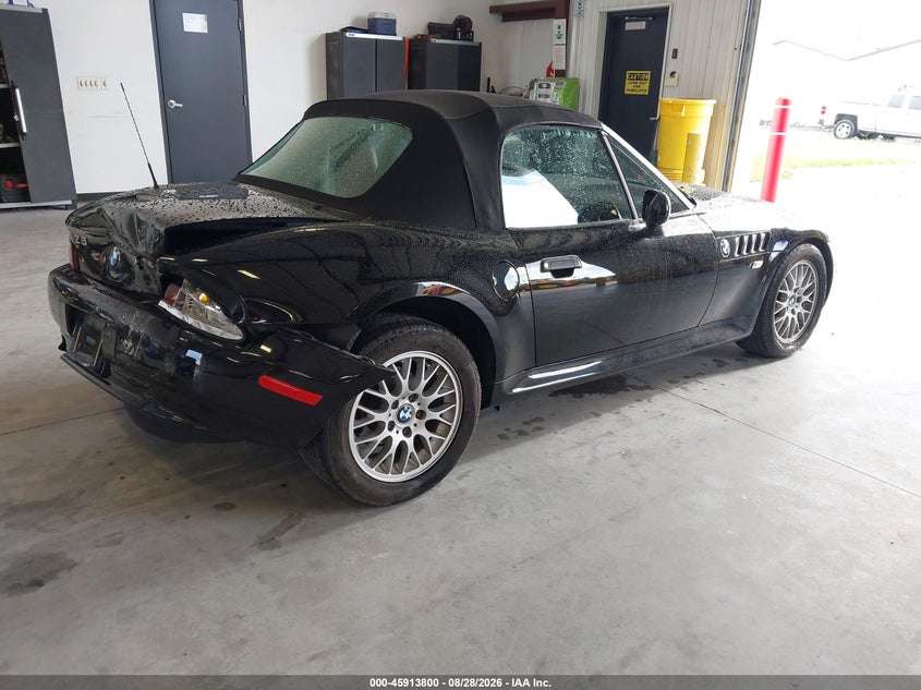 BMW Z3 2000 VIN WBACH3345YLF43778