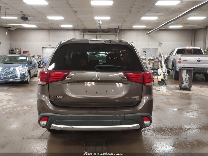 MITSUBISHI OUTLANDER 2016 VIN JA4AZ3A34GZ021387