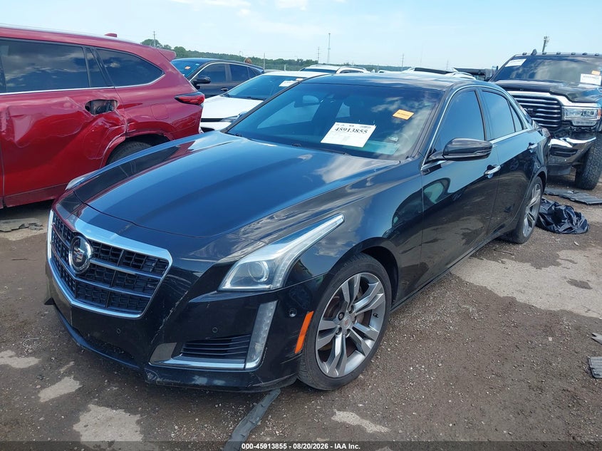 2014 Cadillac CTS, Flood, IAAI, VIN 1G6AV5S86E0176843 — photo 2