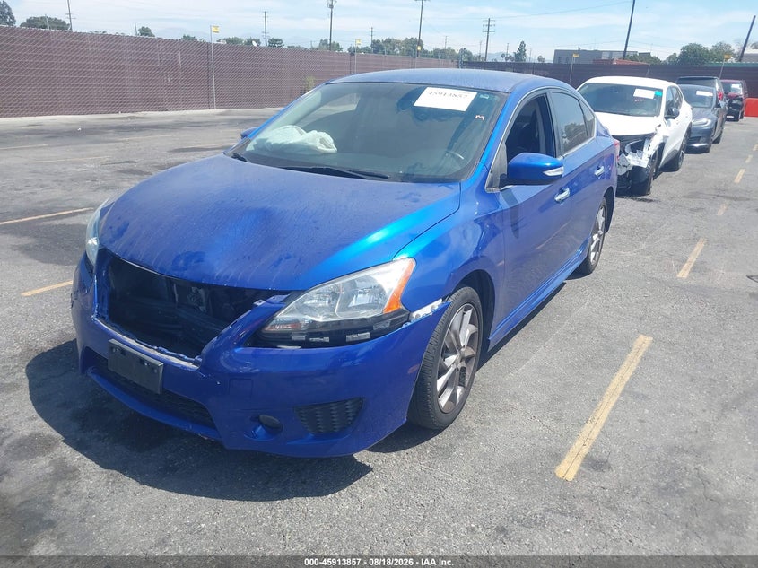 2015 Nissan Sentra, Удар спереди, IAAI, VIN 3N1AB7AP1FY308525 — фото 2
