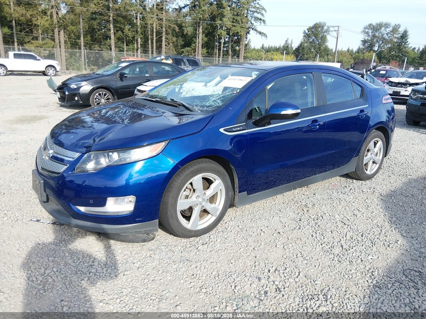 2013 Chevrolet Volt, Удар спереди, IAAI, VIN 1G1RA6E4XDU138395 — фото 2