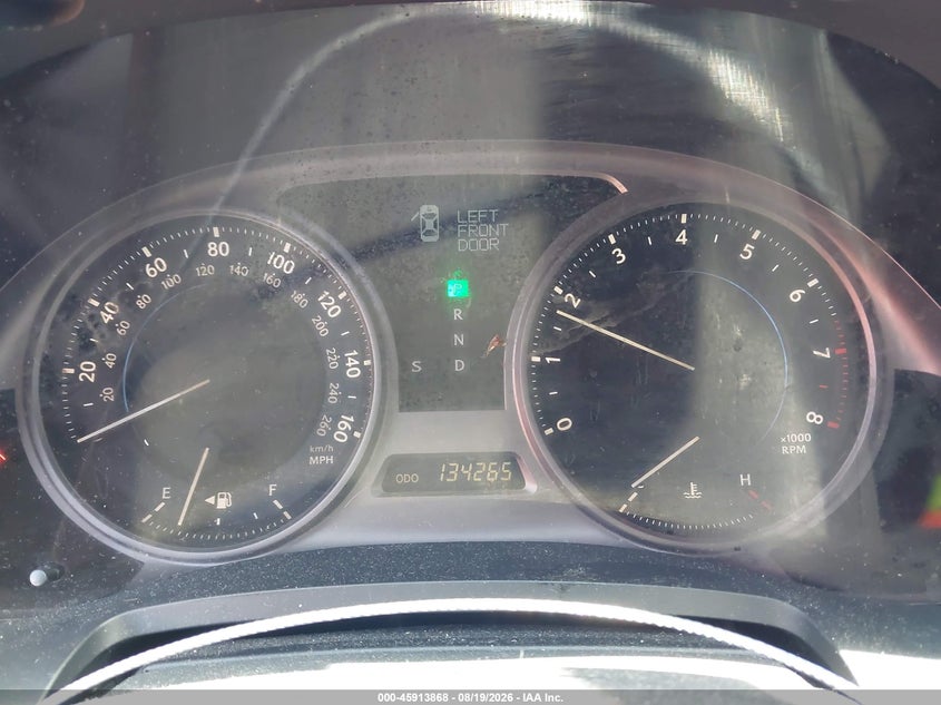 2010 LEXUS IS SEDAN 2.5L V-6 DI, DOHC, VVT, 204HP