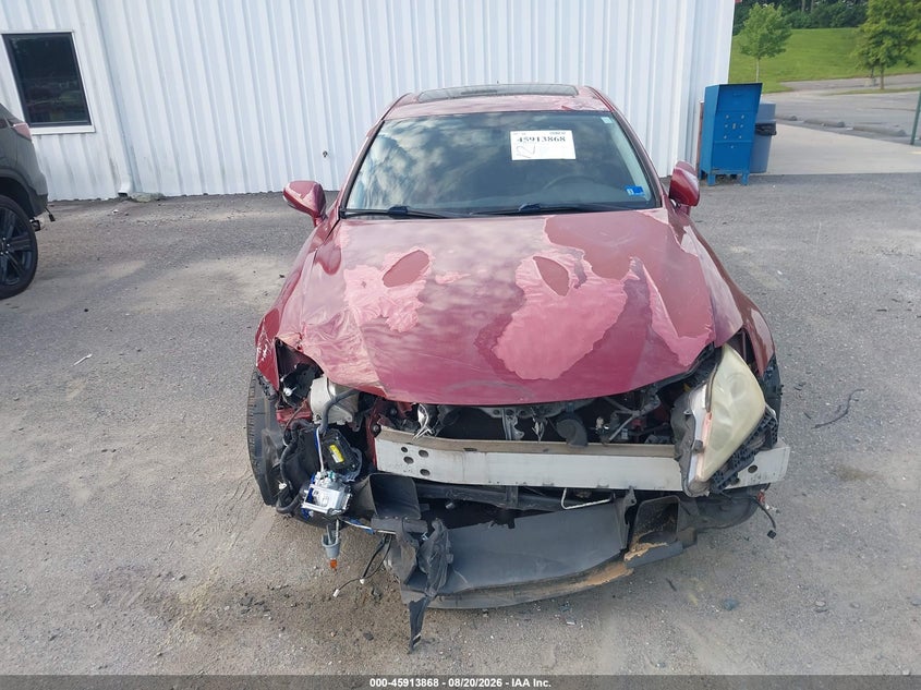 2010 LEXUS IS SEDAN 2.5L V-6 DI, DOHC, VVT, 204HP