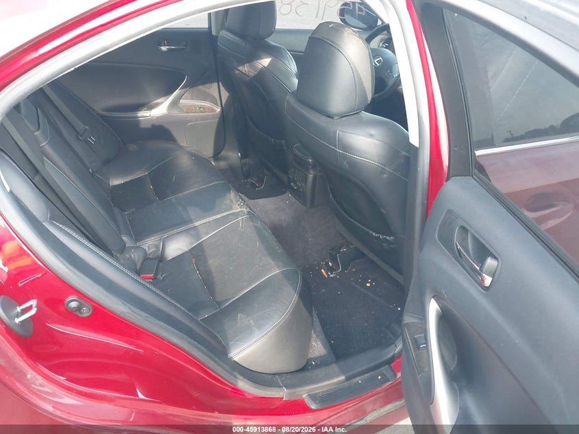 2010 LEXUS IS SEDAN 2.5L V-6 DI, DOHC, VVT, 204HP