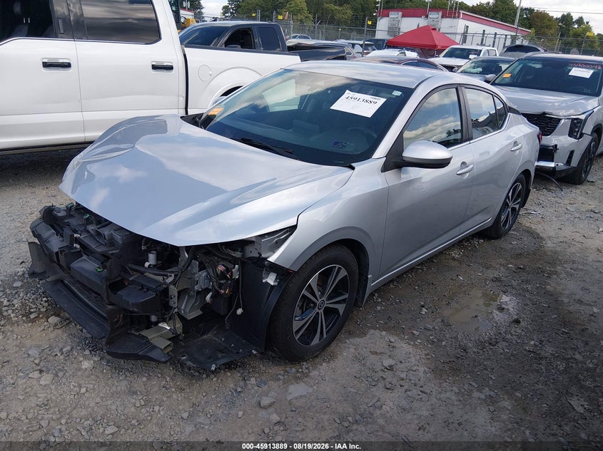 Vin: 3n1ab8cv6ly284655, lot: 46412957, nissan sentra sv xtronic cvt 20202
