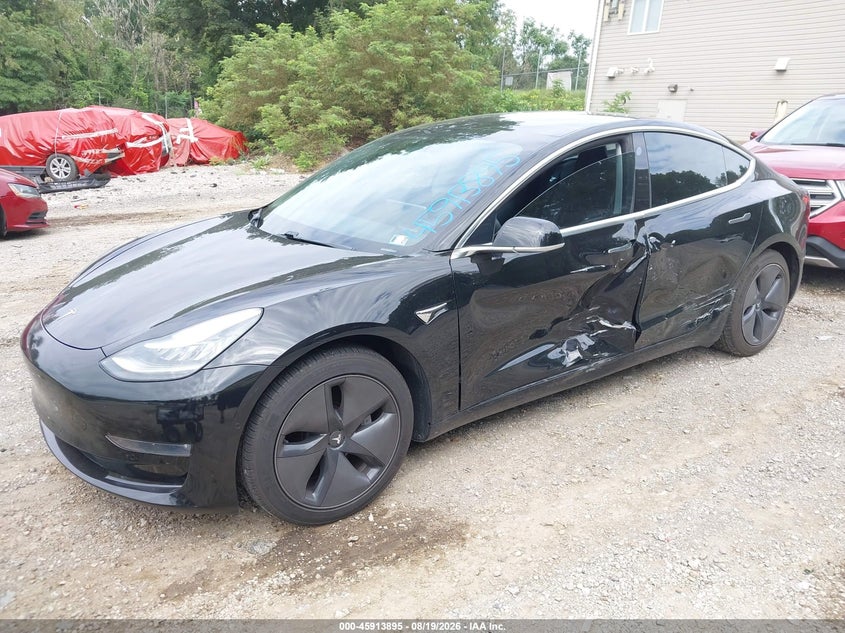 Vin: 5yj3e1ea1kf306523, lot: 46412962, tesla model 3 long range/mid range/standard range/standard range plus 20192