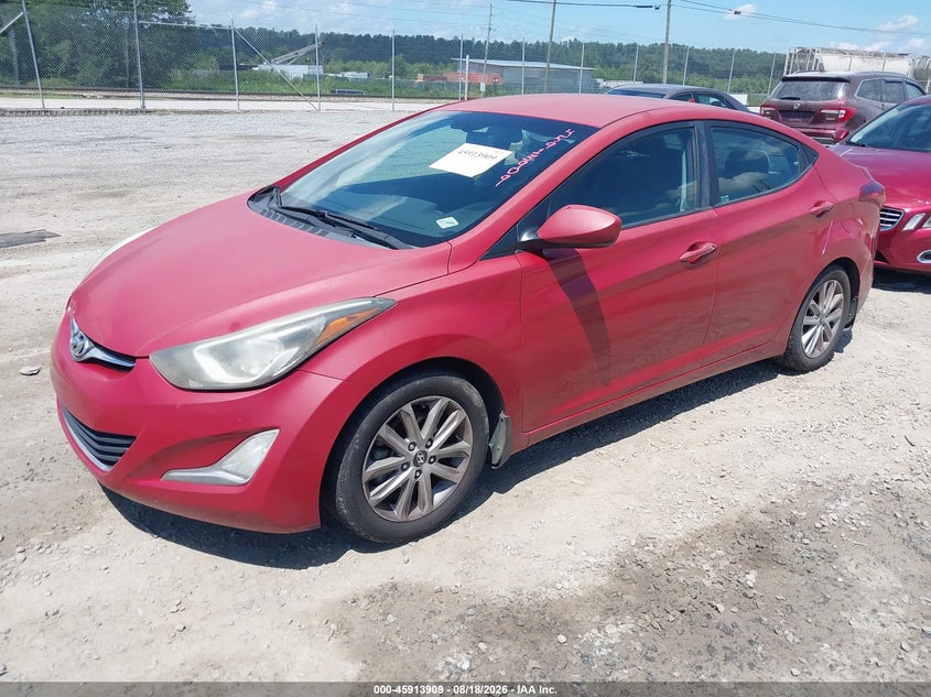 HYUNDAI ELANTRA 2015 VIN KMHDH4AE0FU377467