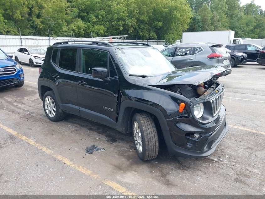 2019 Jeep Renegade Latitude 4X4, Перёд, IAAI, VIN ZACNJBBB8KPK57656
