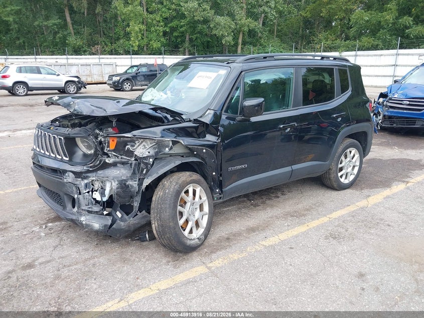 2019 Jeep Renegade, Удар спереду, IAAI, VIN ZACNJBBB8KPK57656 — фото 2