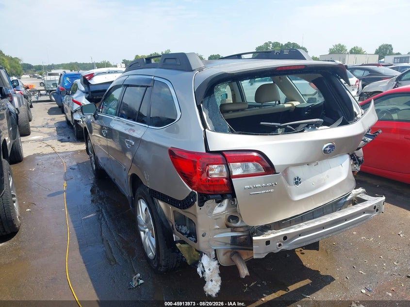 Vin: 4s4bsaac2f3219322, lot: 46413041, subaru outback 2.5i 20153